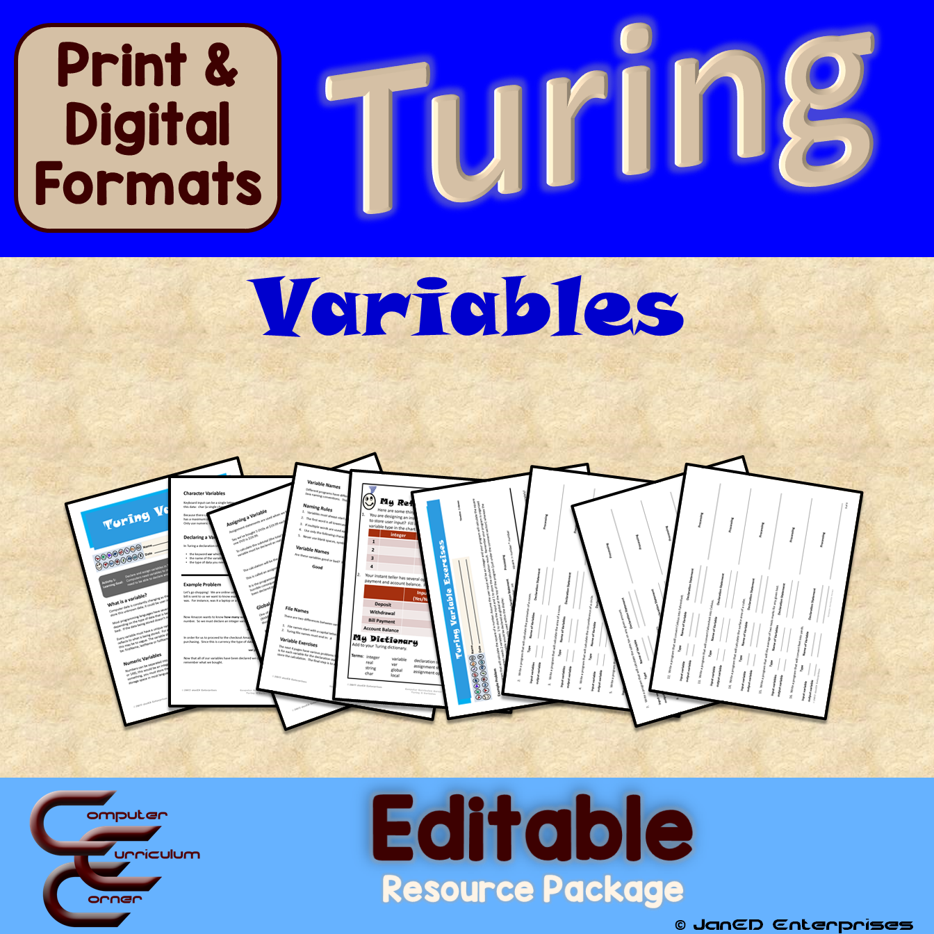 turing-variables-print-digital-resource